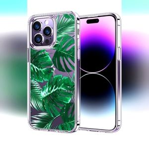 Iphone 14 Pro Max case- Tropical leaf print- New in box